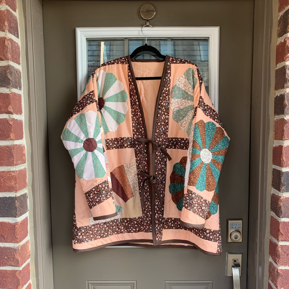 Oversized quilt coat